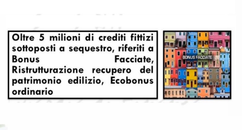 Bonus Facciate E Falsi Crediti D'imposta: Sequestri Per Oltre 5 Milioni ...